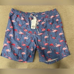 Maamgic Men’s Flamingo Swim Shorts Bathing Suit